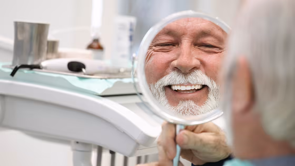 Man in mirror